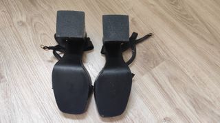 Sandalias tacón Blogger negras 37