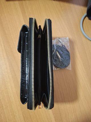 Bolso bandolera negro - móvil