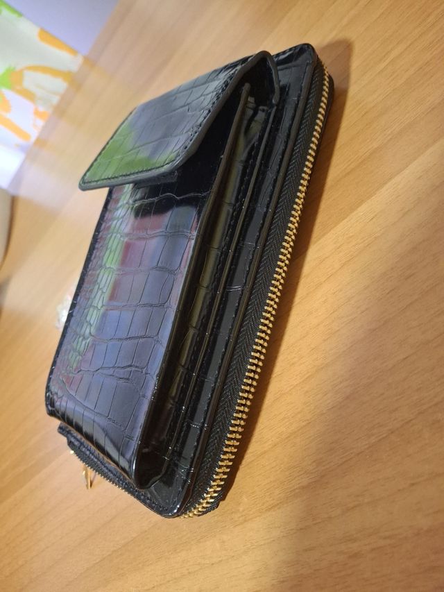 Bolso bandolera negro - móvil