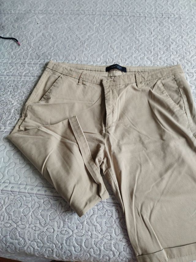 Pantalón corto beige XL