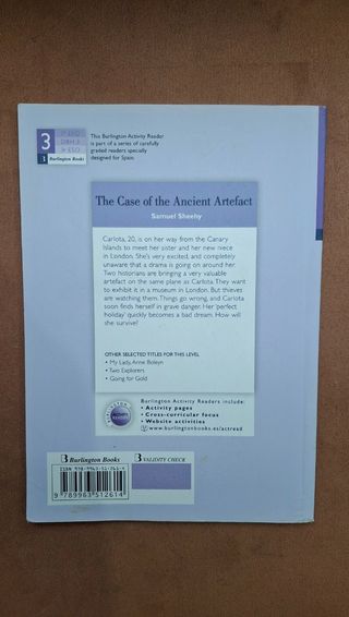 Libro inglés: El caso del artefacto antiguo