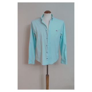 Camisa celeste manga larga