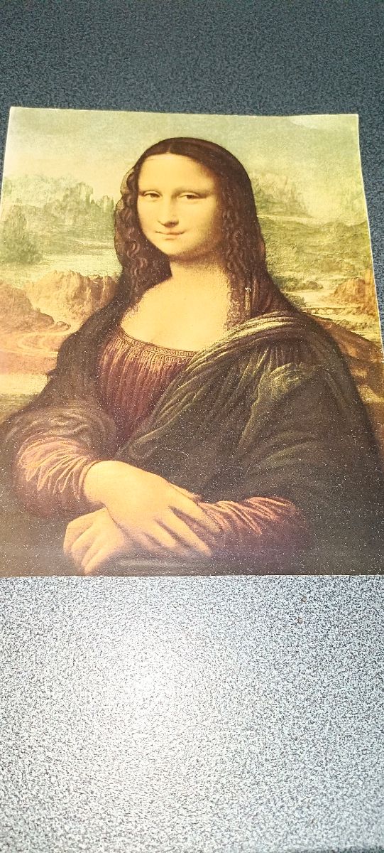 Postal Mona Lisa - La Gioconda
