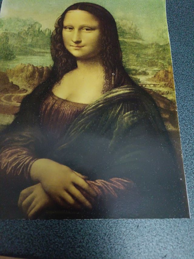 Postal Mona Lisa - La Gioconda