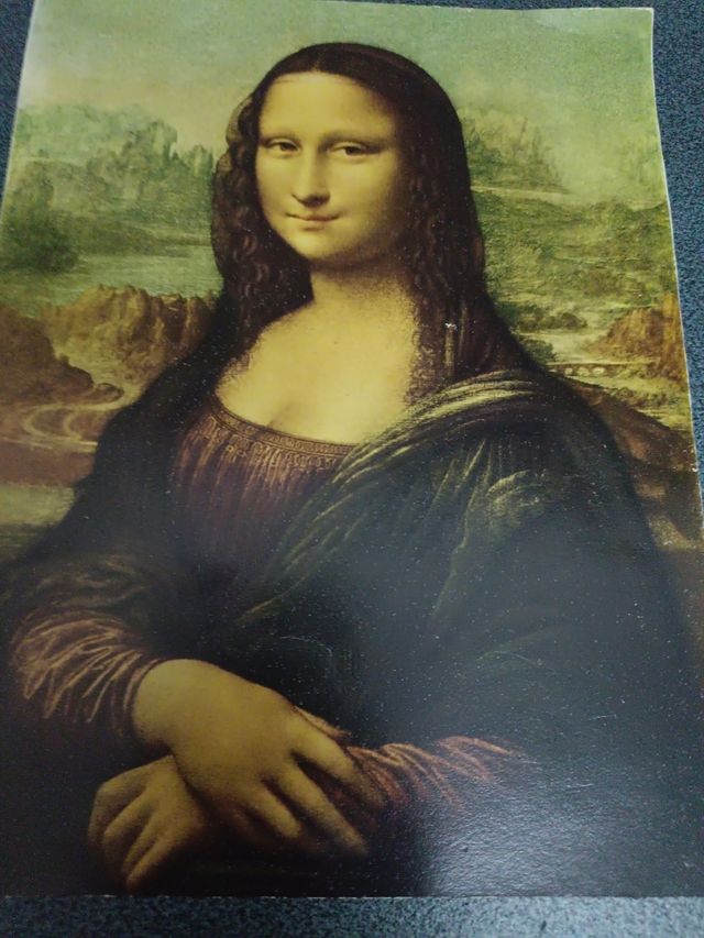 Postal Mona Lisa - La Gioconda