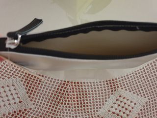 Bolso neceser de mano multiusos plano, plateado br