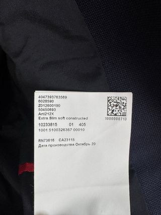 Traje Hugo Boss azul