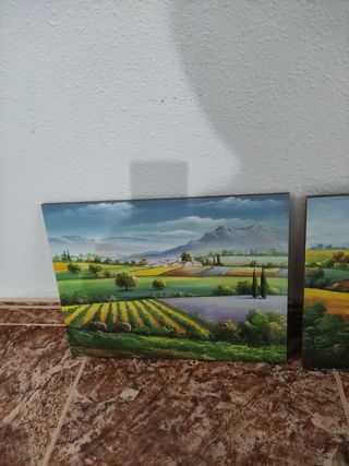 Quadri paesaggistici - 4 pezzi