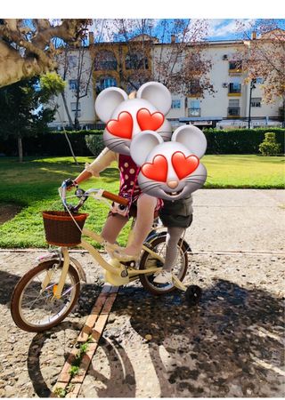 Bicicleta estilo vintage niños