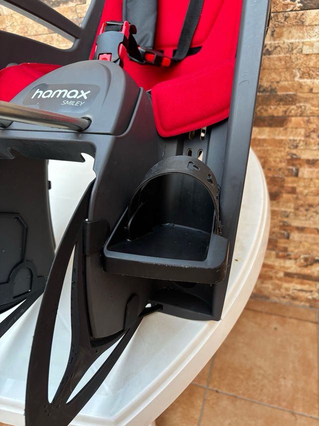 Silla bici Hamax Smiley roja