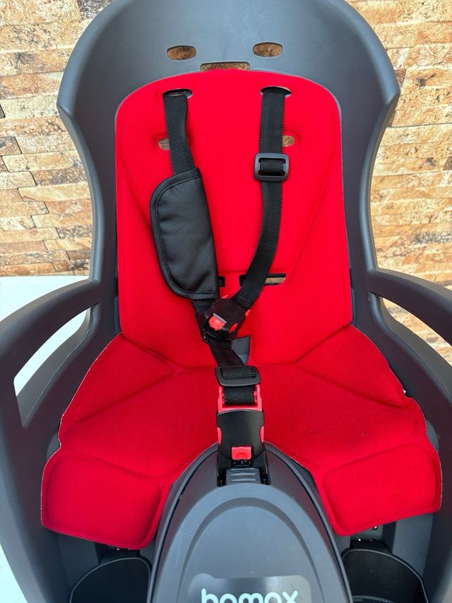 Silla bici Hamax Smiley roja