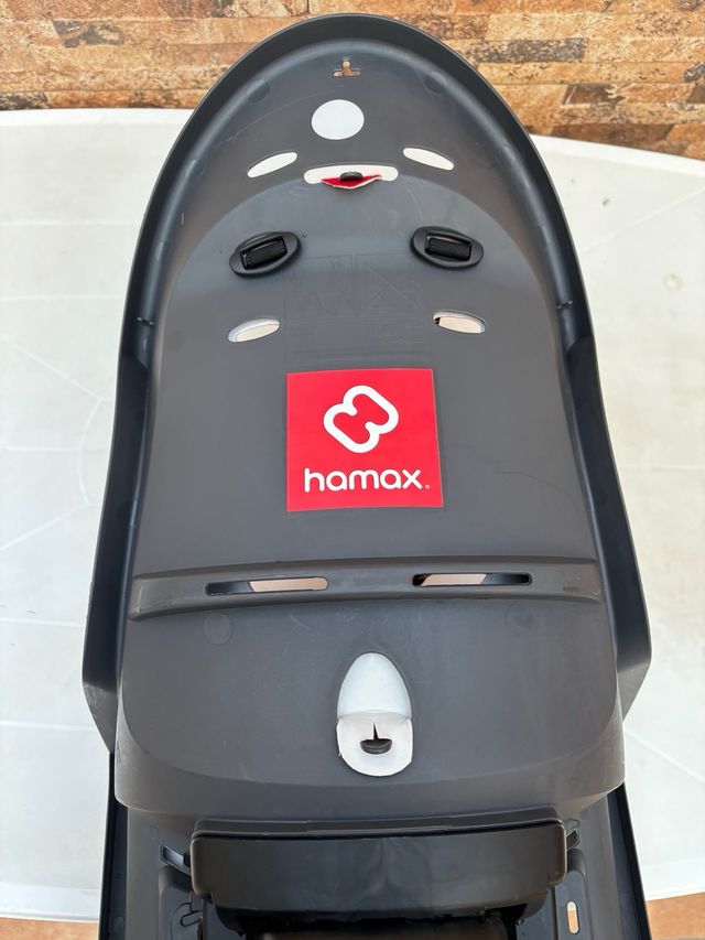 Silla bici Hamax Smiley roja