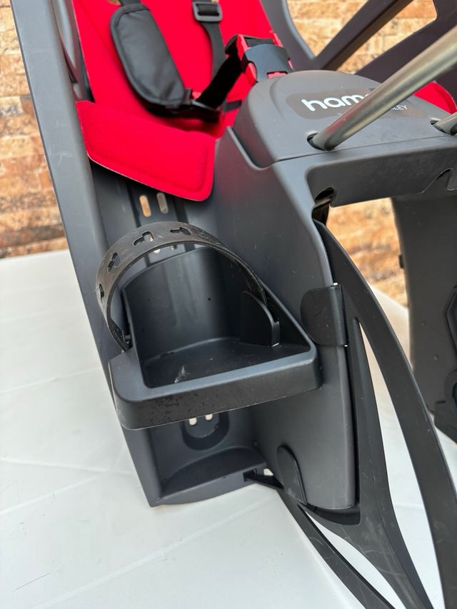 Silla bici Hamax Smiley roja