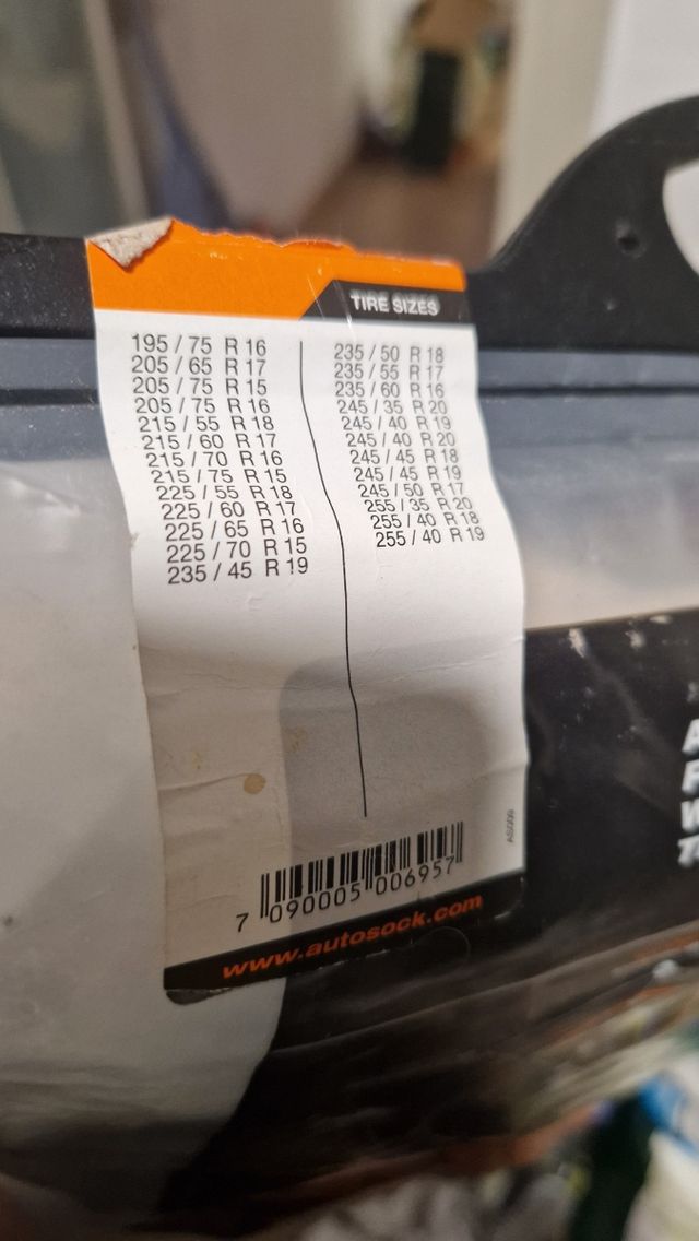 AutoSock - Cadenas nieve