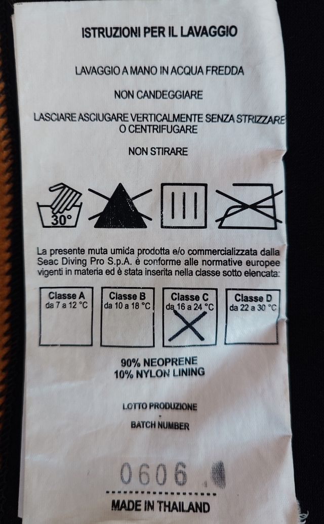 Traje neopreno Seac Sub 5mm