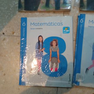 Libros de texto 6° primaria. 