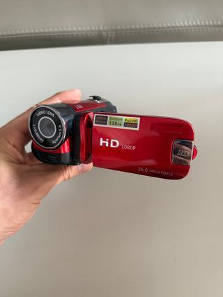 Cámara de video vintage digital estilo nueva