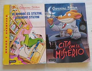 Dos libros de Gerónimo Stilton