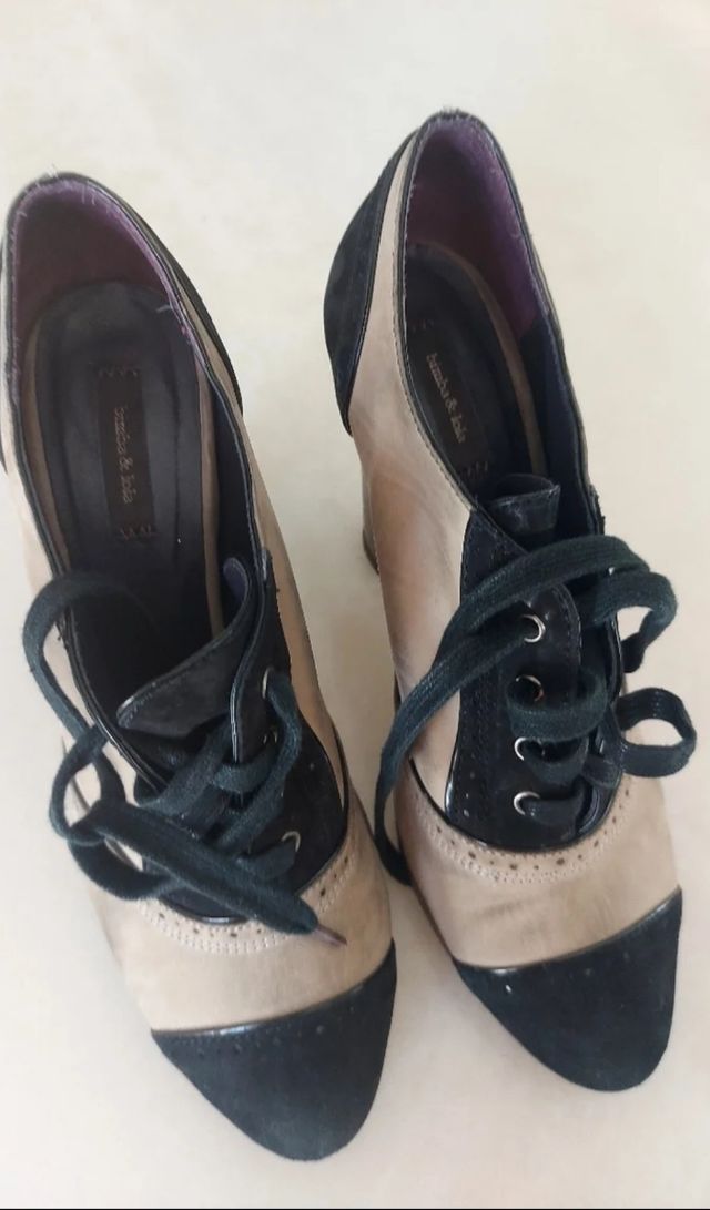 Botines BIMBA Y LOLA beige-negro