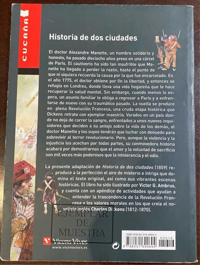 Historia De Dos Ciudades Cucaa