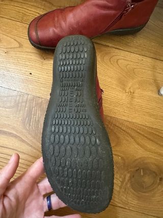 Botines HISPANITAS rojos