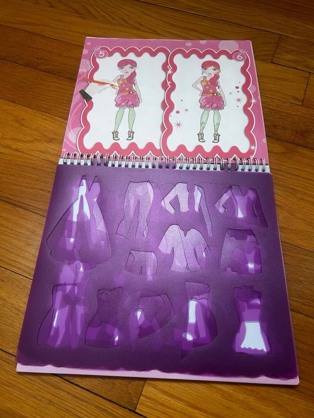 Libro de plantillas de dibujo: Diseño de moda