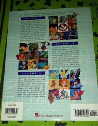 Partituras Piano Disney Colección - Fácil