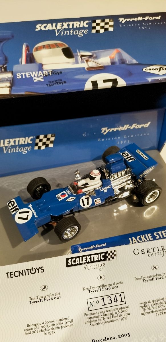 Scalextric Tyrrell-Ford 001 F1 Jackie Stewart