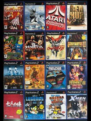 Juegos PS2 12€/unidad