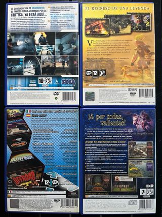 Juegos PS2 12€/unidad