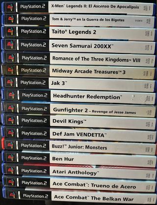 Juegos PS2 12€/unidad