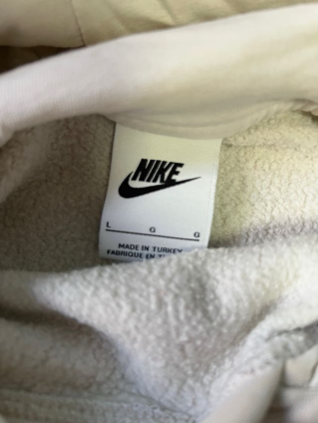 Sudadera Nike beige