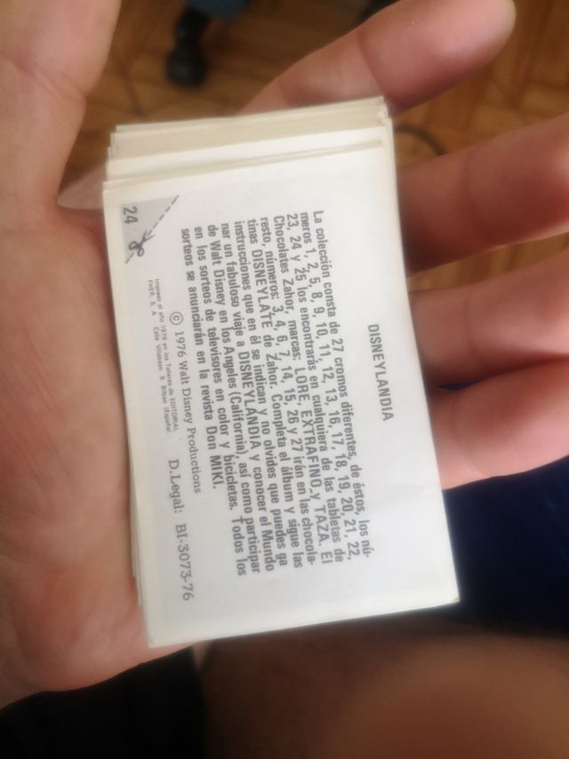 Cromos antiguos  don quijote de la marcha danone