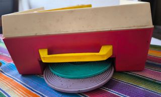 Tocadiscos Fisher Price antiguo
