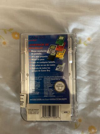 Game Boy Pocket Gris Plateada