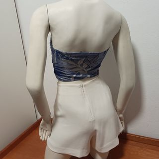 Top Zara azul - Talla S