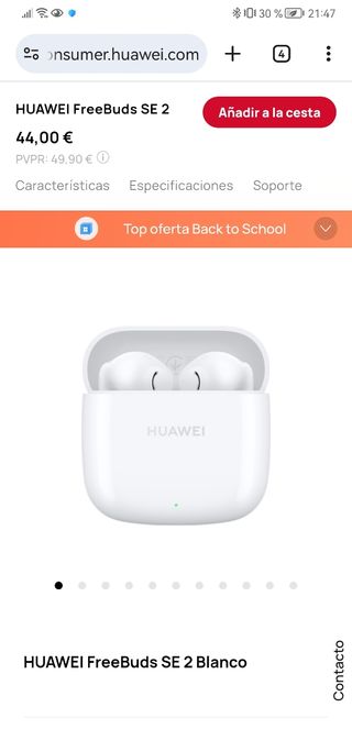 Huawei FreeBuds SE 2 Blancos - Nuevos precintados