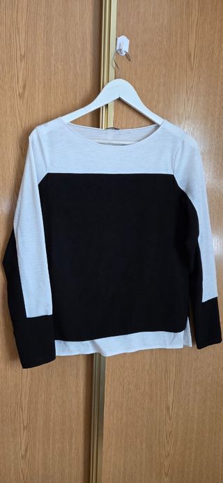 Blusa Zara bicolor M