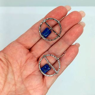 Pendientes Plata Azul - Joyas