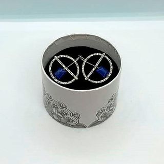 Pendientes Plata Azul - Joyas