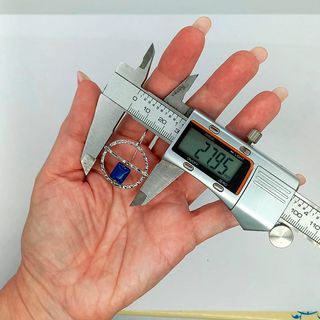 Pendientes Plata Azul - Joyas