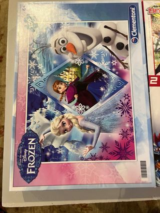 3 Puzzles Infantiles: Frozen, Beyblade, Enchantima