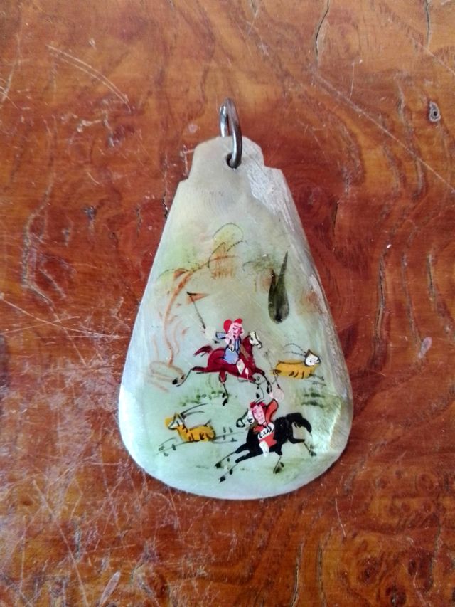 Colgante nácar persa vintage