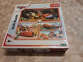 4 Puzzles Cars Disney Pixar Trefl 