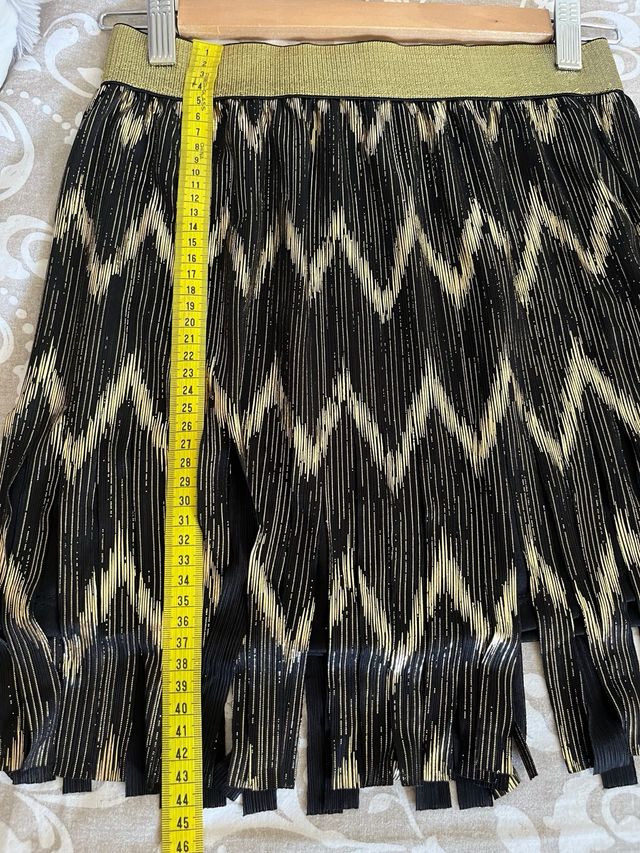 Vestido Charleston niña - Negro y dorado