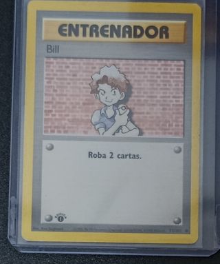 Carta Pokémon Bill - 1ª Edición