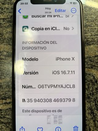 iPhone X Negro 128GB