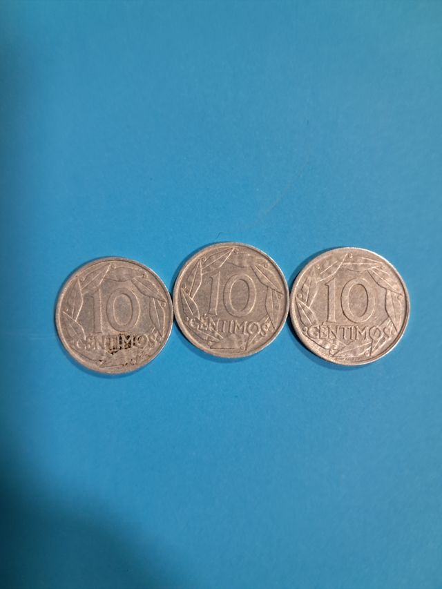 Monedas 10 centimos peseta