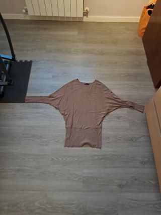 Jersey beige mujer talla M