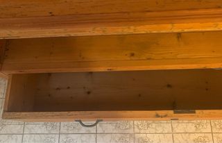 Mueble TV madera antiguo